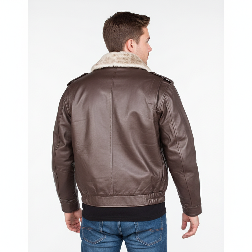 Chamarra de Piel para Caballero Kassandra Select - Modelo Yukon - PILOTO