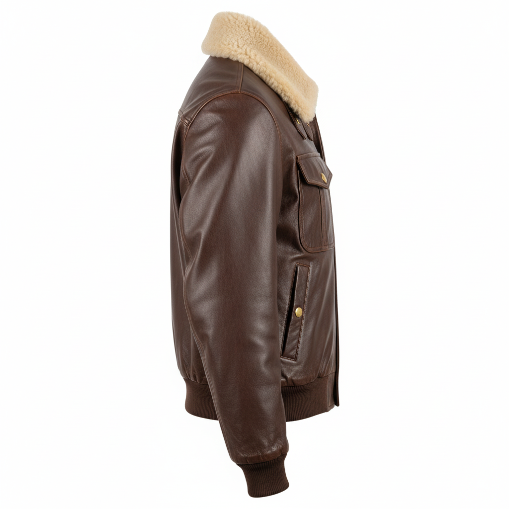 Chamarra de Piel para Caballero Kassandra Select - Modelo Yukon - PILOTO