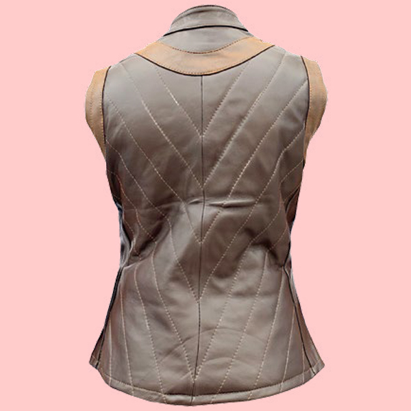 Chaleco de Piel Amanda Para Dama - Chaleco Astoria