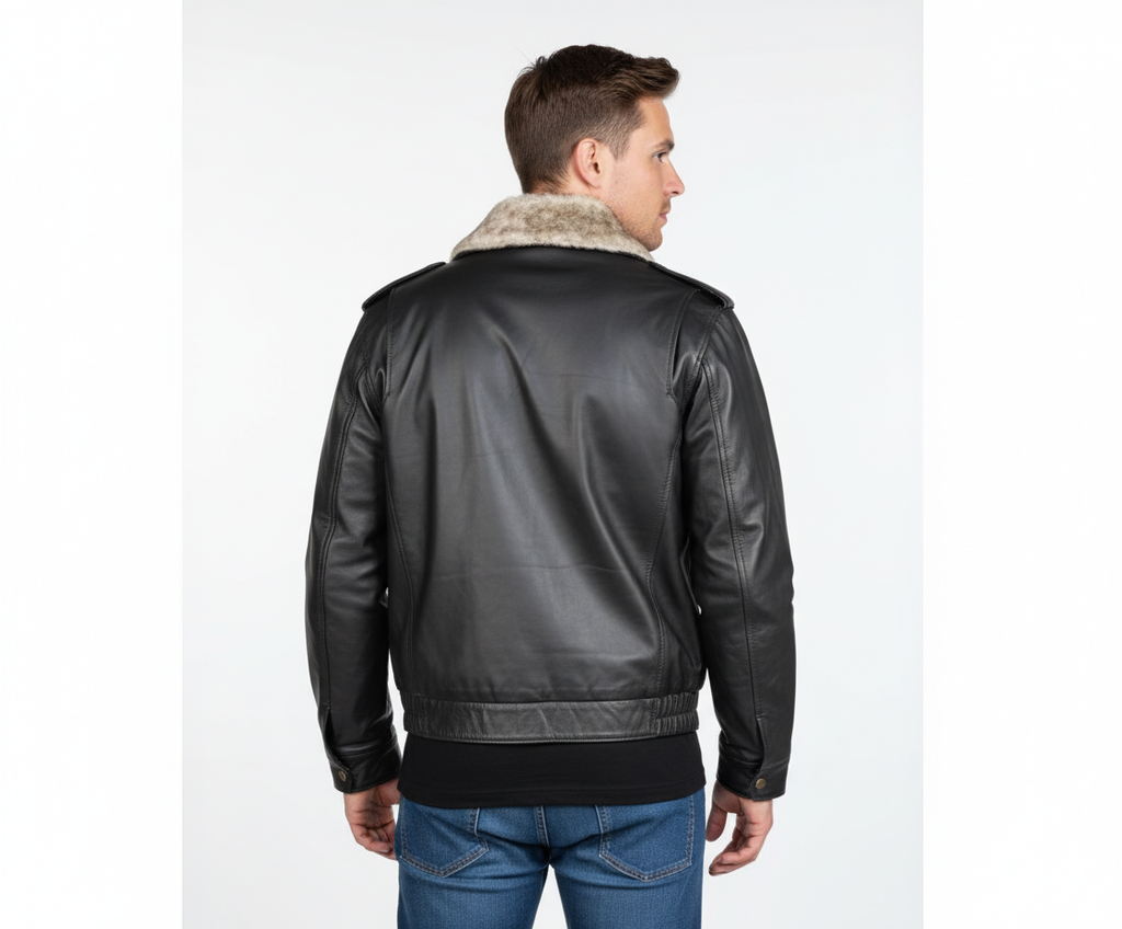 Chamarra de Piel para Caballero Kassandra Select - Modelo Yukon - PILOTO
