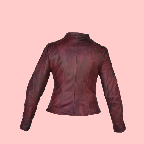 Chamarra de Piel Alexa Para Dama - Siena