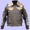 Chamarra de Piel Aviador para Caballero - Aero