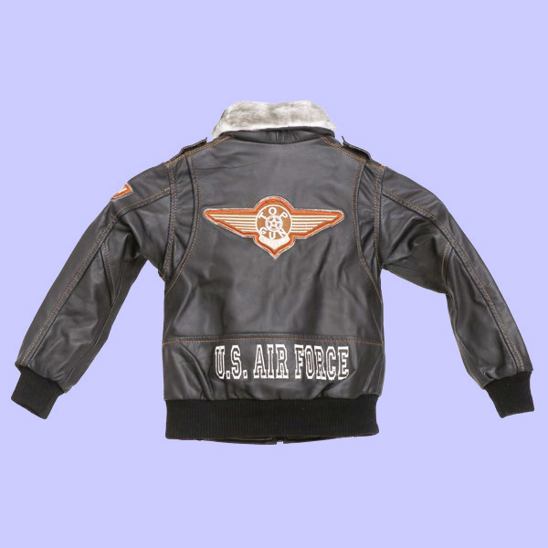 Chamarra de Piel Aviador para Niño - Nimbus