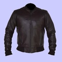 Chamarra de Piel Bayron para Caballero - Bomber