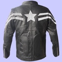 Chamarra de Piel Capitan America para Caballero - Centurión