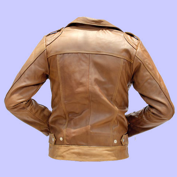 Chamarra de Piel Dilan para Caballero - Carbón