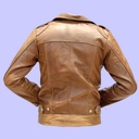 Chamarra de Piel Dilan para Caballero - Carbón