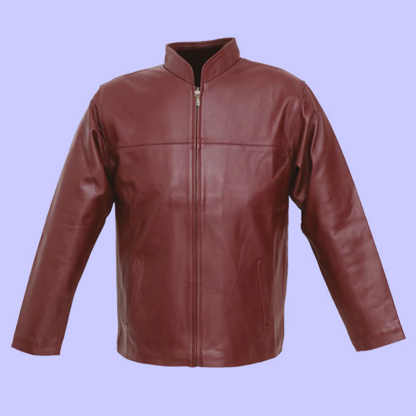 Chamarra de Piel Italiano Mao para Caballero - Lacio