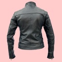 Chamarra de Piel Jade Para Dama - Esmeralda