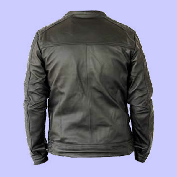 Chamarra de Piel Jk para Caballero - Basalto