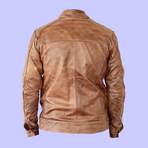 Chamarra de Piel Jk para Caballero - Basalto