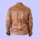 Chamarra de Piel Jk para Caballero - Basalto