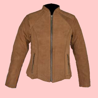 Chamarra de Piel Lia Para Dama - Topacio