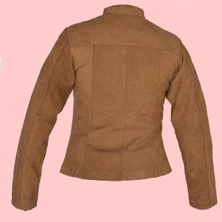 Chamarra de Piel Lia Para Dama - Topacio