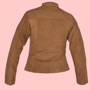 Chamarra de Piel Lia Para Dama - Topacio