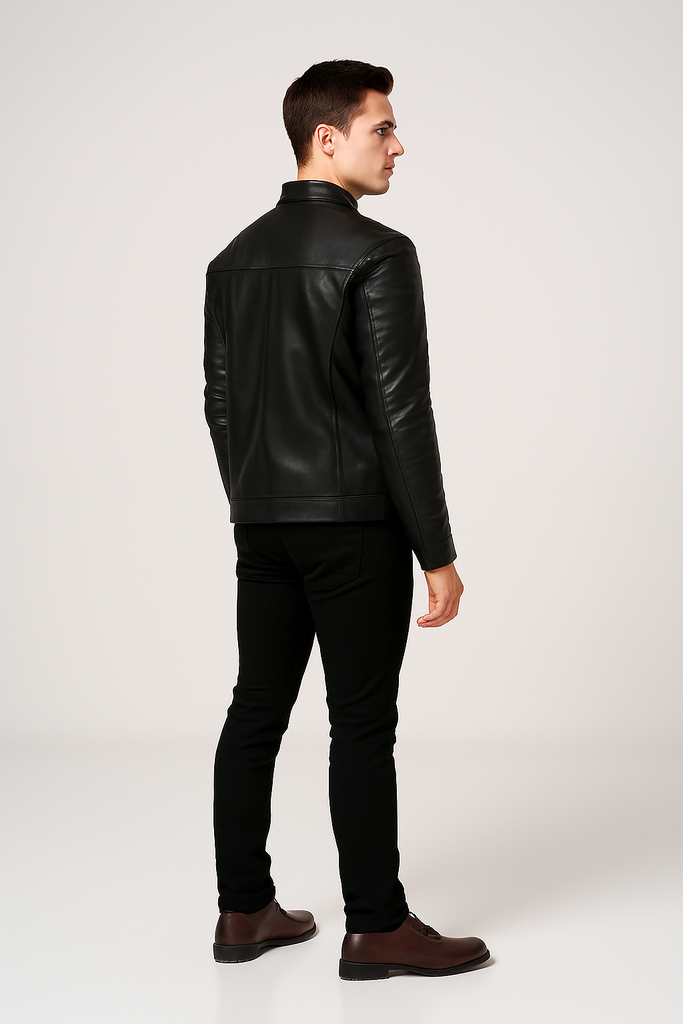 Chamarra de Piel para Caballero Kassandra Select - Modelo Basalto - JK