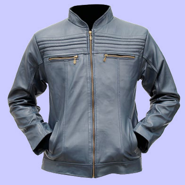 Chamarra de Piel Robert para Caballero - Hierro