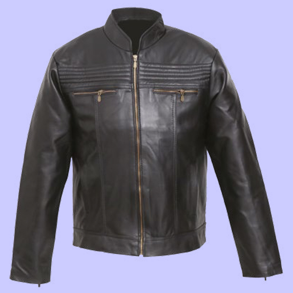 Chamarra de Piel Robert para Caballero - Hierro