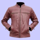 Chamarra de Piel Robert para Caballero - Hierro