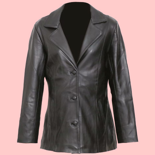 Chamarra de Piel Valentina Para Dama - Burdeos