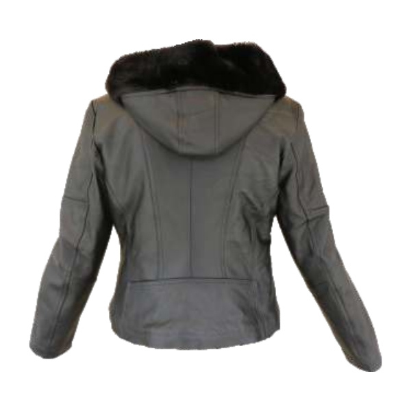 Chamarra de Piel Lizette Para Dama - Mónaco