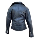 Chamarra de Piel Natasha Para Dama - Escarlata