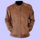 Chamarra de Piel para Caballero Kassandra Select - Modelo Terral - CANELO