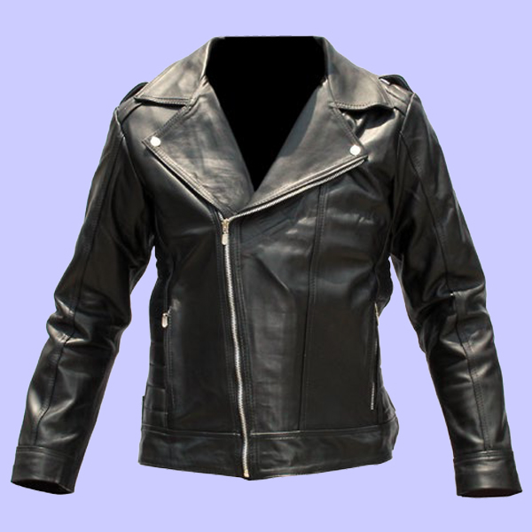 Chamarra de Piel Dilan para Caballero - Carbón