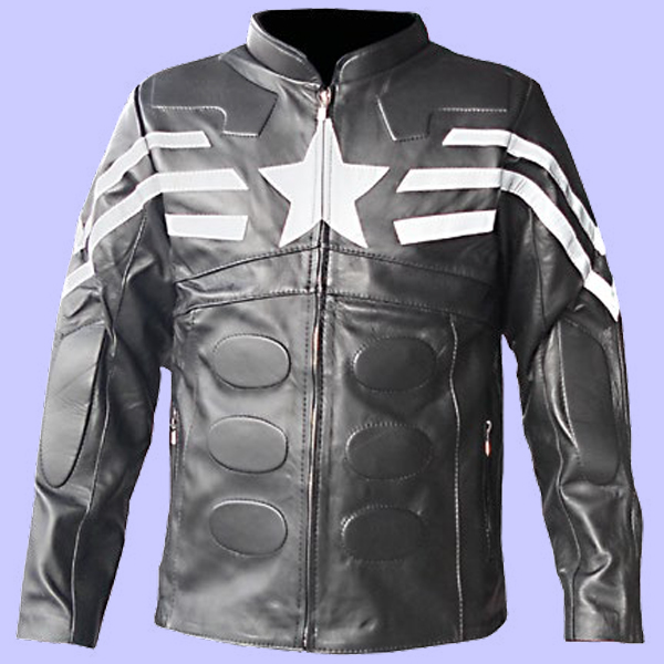 Chamarra de Piel Capitan America para Caballero - Centurión