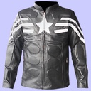 Chamarra de Piel Capitan America para Caballero - Centurión