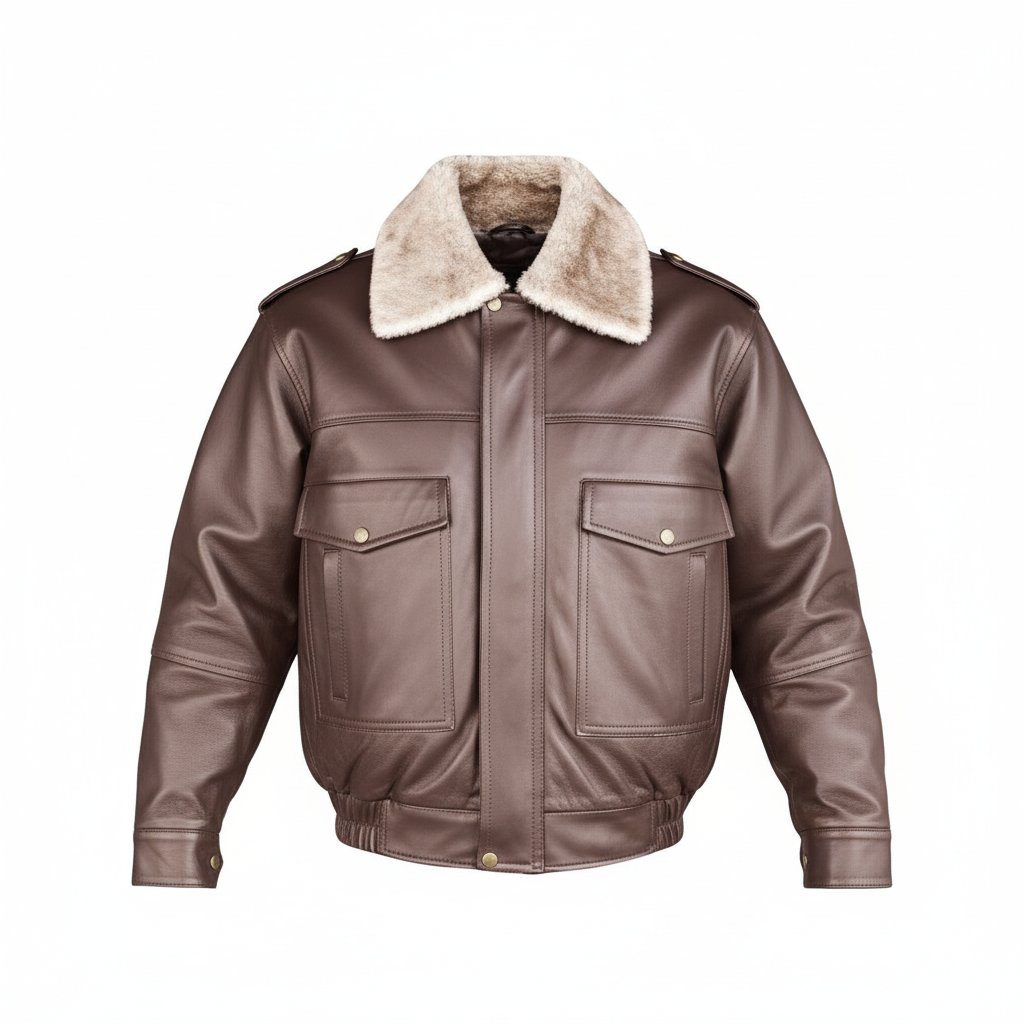 Chamarra de Piel para Caballero Kassandra Select - Modelo Yukon - PILOTO