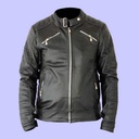 Chamarra de Piel Jk para Caballero - Basalto