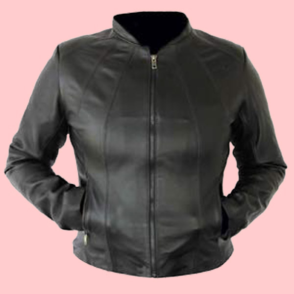 Chamarra de Piel Nicole Para Dama - Zafiro