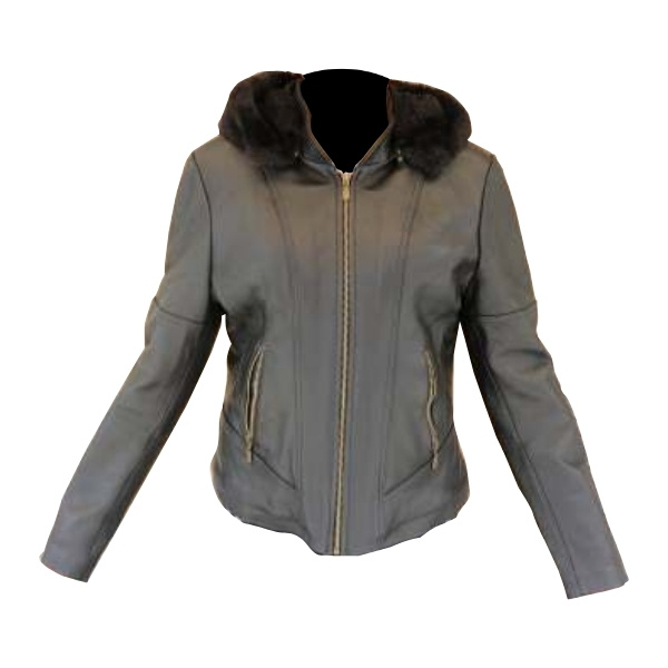 Chamarra de Piel Lizette Para Dama - Mónaco