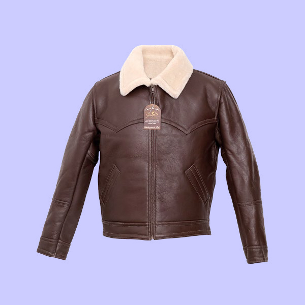 Chamarra de Piel Vaquera Hidrofugada para Caballero - Rodeo