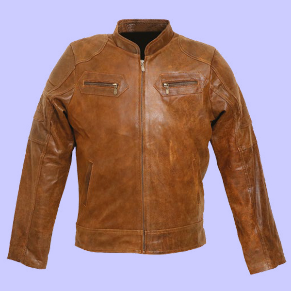 Chamarra de Piel Emmanuel para Caballero - Tiber