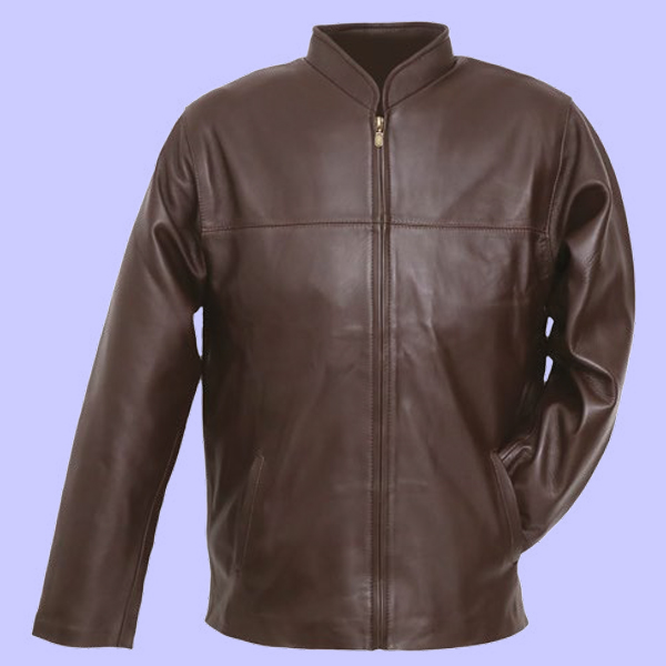 Chamarra de Piel Italiano Mao para Caballero - Lacio