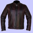 Chamarra de Piel Osiris para Caballero - Anubis