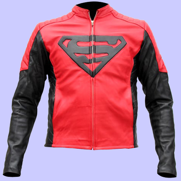 Chamarra de Piel Superman para Caballero - Titán