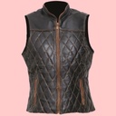 Chaleco de Piel Gaby Para Dama - Vesta