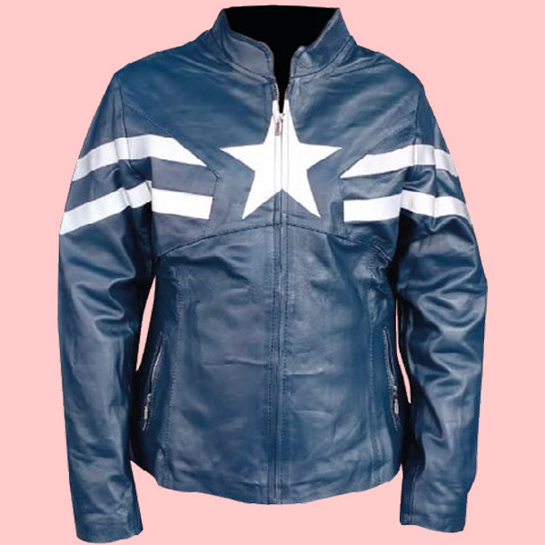 Chamarra de Piel Capitan America Para Dama - Stella